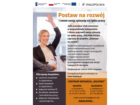 Bezpłatne szkolenia zawodowe – trwa nabór!
