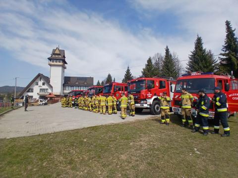 Gminne manewry OSP w Maniowach