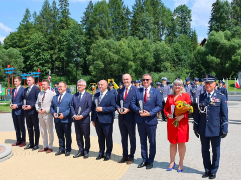 Wójt Gminy Czorsztyn uczestniczyła w Powiatowych Obchodach Święta Policji