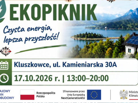 Zapraszamy wszystkich mieszkańców na Ekopiknik, który odbędzie się 17 października w Kluszkowcach