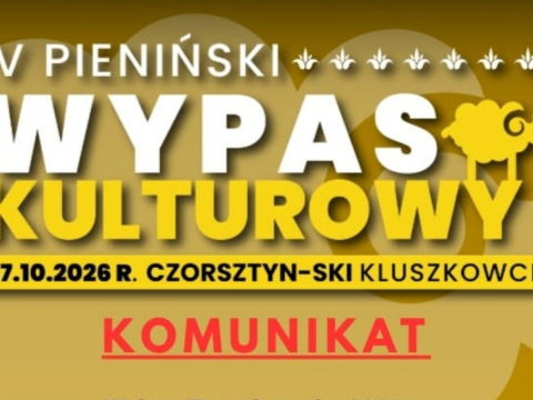 Komunikat dotyczący organizacji ruchu podczas IV Pienińskiego Wypasu Kulturowego